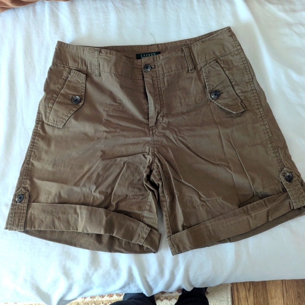 Ralph Lauren Safari Shorts Olive Khaki 6